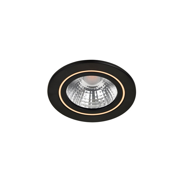 Nordlux Alec 6,1 W LED innfelt spot svart